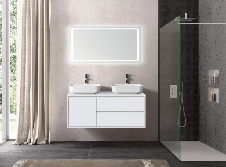 Florence Badmeubelset Birmingham 120cm Wit