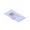 Florence Wastafel Parijs 90cm Zonder Kraangat Mat wit