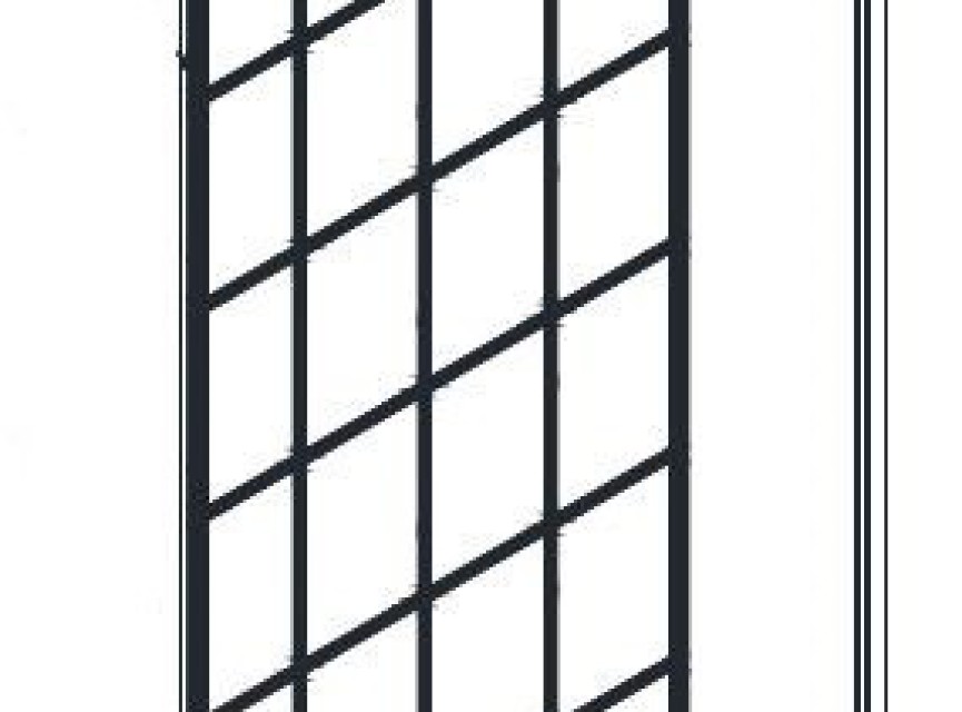 Black 900 screen inloopdouche Walk-In 900x2000x10mm