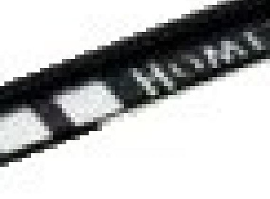 PVC Tegelprofiel zwart rond 8mm