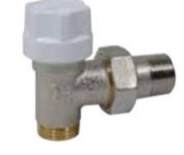 Radiatorkraan haaks met handbediend Spr 105R 1/2