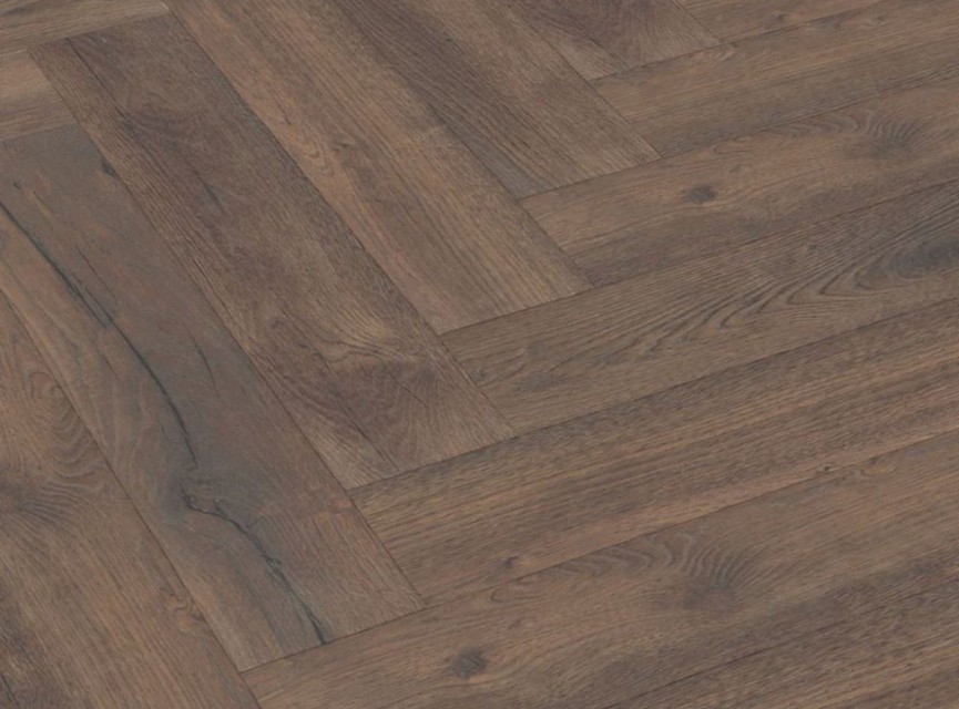Floorlife Bayside Waterproof Visgraat laminaat donker gerookt 15x60