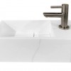 Noble fontein rechts Solid surface 36 x 18 x 10 cm marmer wit