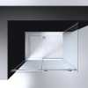 Erico schuifdeur en wand 90x117-118,5x200cm NANO glas 8mm
