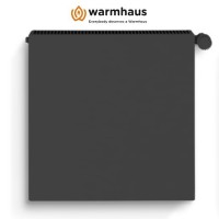 Vlakke paneelradiator zwart