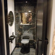 Ceasar Black Gold 60x120 LEVIGLASS / Hoogglans Vloertegels / Woonkamer / Winkel Ruimte / Badkamer