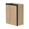 Lotus fonteinkast 40x21,8 cm naturel eik/mat zwart