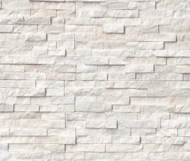 GOCRY WIT GLITTER Brickstone , Natuursteen strip , steenstrips oftewel Stone panel