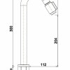 Victoria toiletkraan XL 1/2'' geborsteld staal