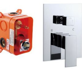 Inbouw douchemengkraan + omstel 2 functies incl. Inbouw box