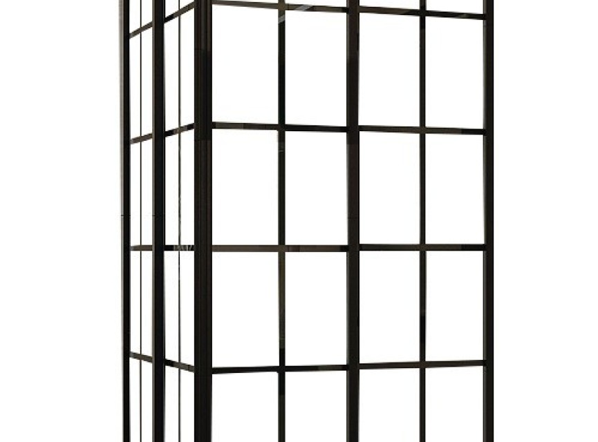 Black-Corner douche hoekinstap 890x890x2100x4mm