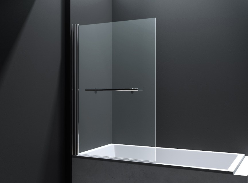 Erico badwand incl.handd-beugel 80x140cm NANO glas 6mm
