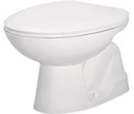 Solo pot met bidet - S-Trap -  onderuitlaat