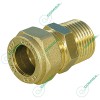 Knelkoppeling 12mm x 1/2 buitendraad conisch Puntstuk