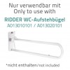 Ridder Leo toiletrolhouder voor toiletbeugel wit