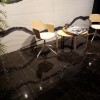 BLACK MARMOUR Hoogglans ZWART MARMER 60x60 Vloertegel / Gepolijst En Gerectificeerd / Woonkamer