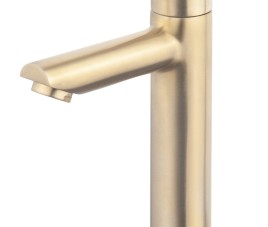 Amador XL toiletkraan hoog 1/2''  geborsteld messing