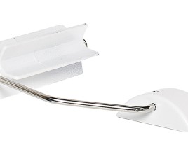 Ridder Leo toiletrolhouder voor toiletbeugel wit