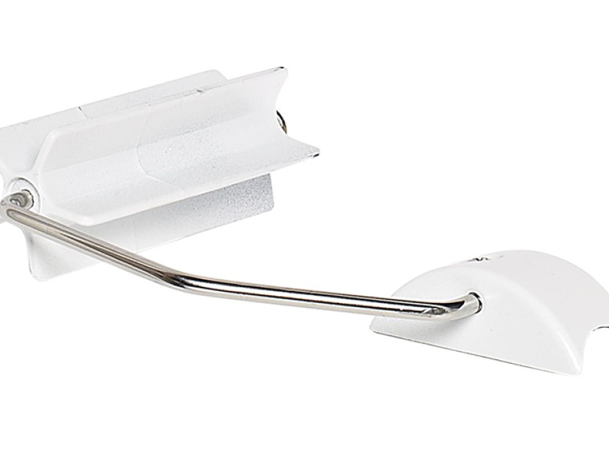 Ridder Leo toiletrolhouder voor toiletbeugel wit