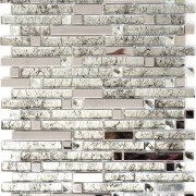 Mozaiek Digger 30x30 cm Silver / Zilver