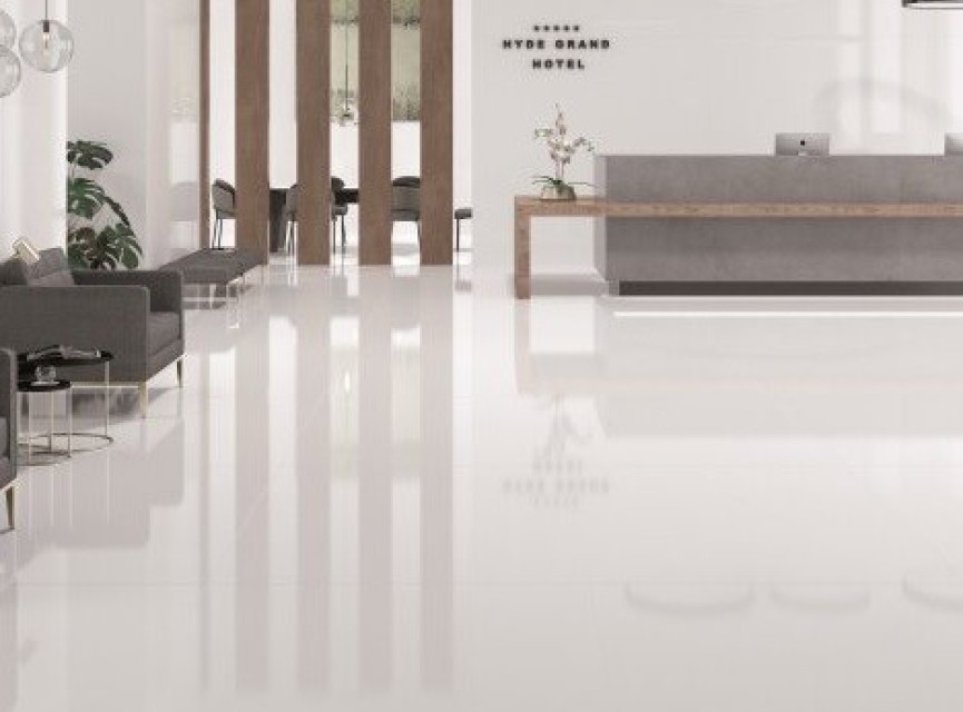 XXL SLAB SNOW WHITE MAT / Hoogglans 120x260 Vloertegel / Wandtegel Woonkamer / Winkelruimte / Badkamer / Keuken