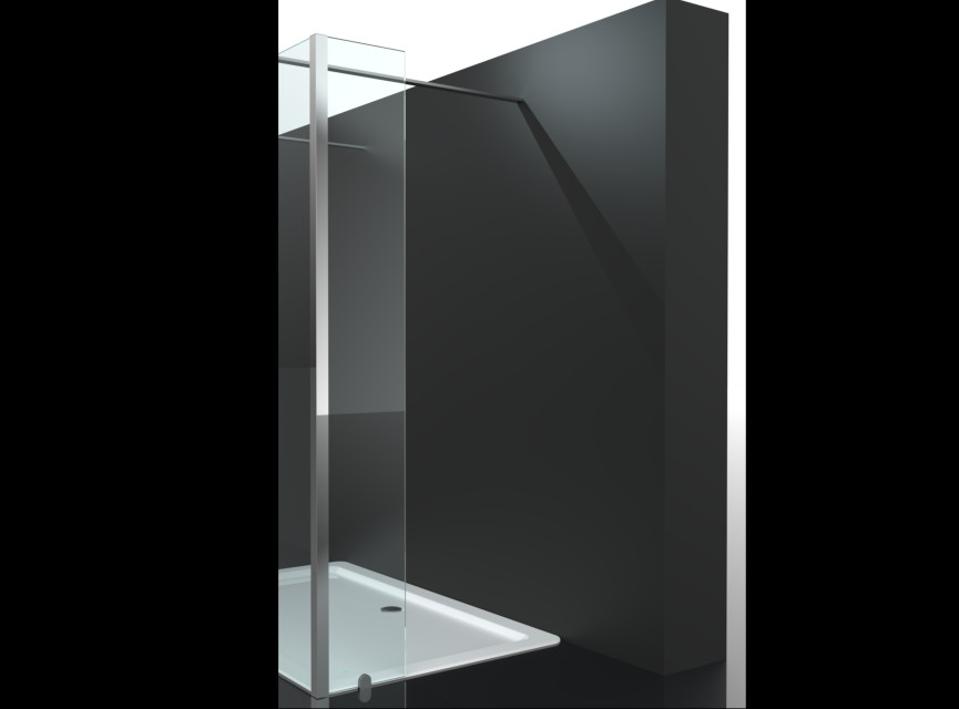 Erico zijwand 40x200cm NANO glas 8mm