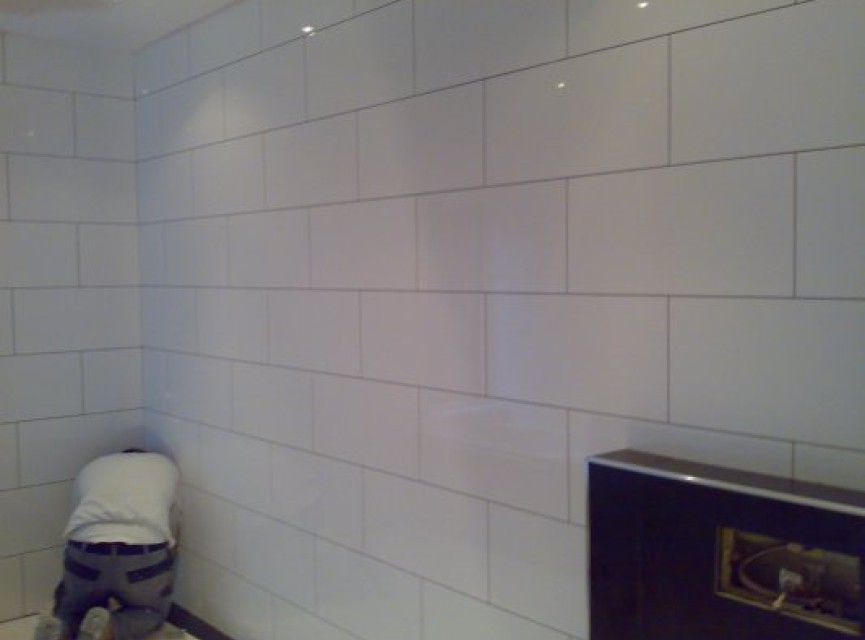 Hoogglans wit 30x60 Wandtegels Gerectificeerd t.b.v. Badkamer , Toilet en Keuken