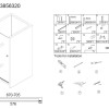 Nisdeur met profiel 68-70cm H=200cm NANO glas 6mm