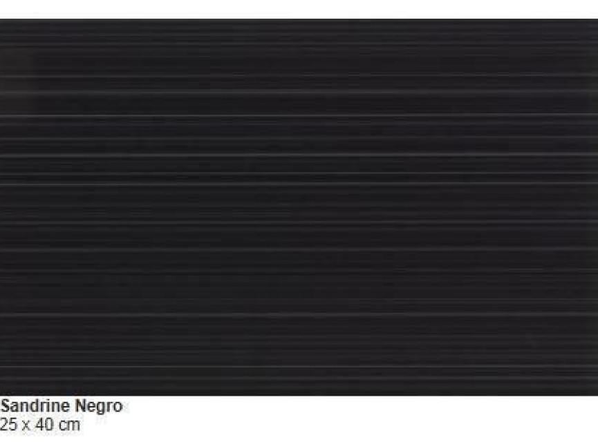 Gestreept Zwart Hoogglans 25x40 Wandtegels