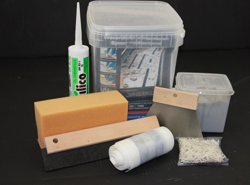 Montage kit epoxy tbv douchegoot