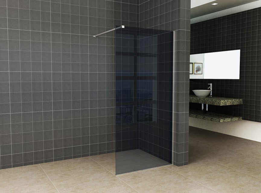 Slim glasplaat rookglas 1100x2000 8mm nano