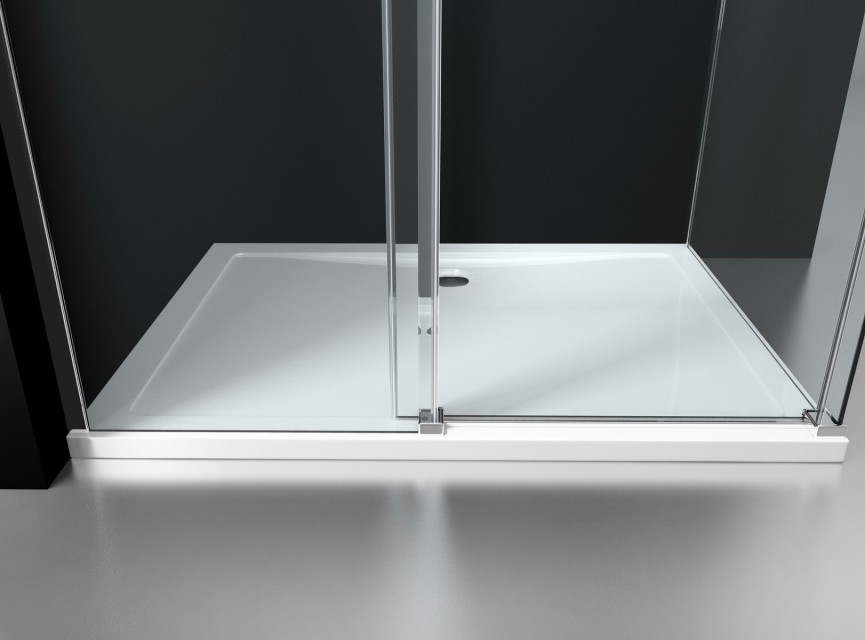 Erico schuifdeur en wand 90x117-118,5x200cm NANO glas 8mm