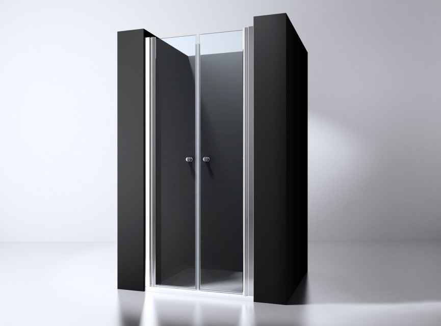Pendeldeur met profiel 86-89cm H=200cm NANO glas 6mm
