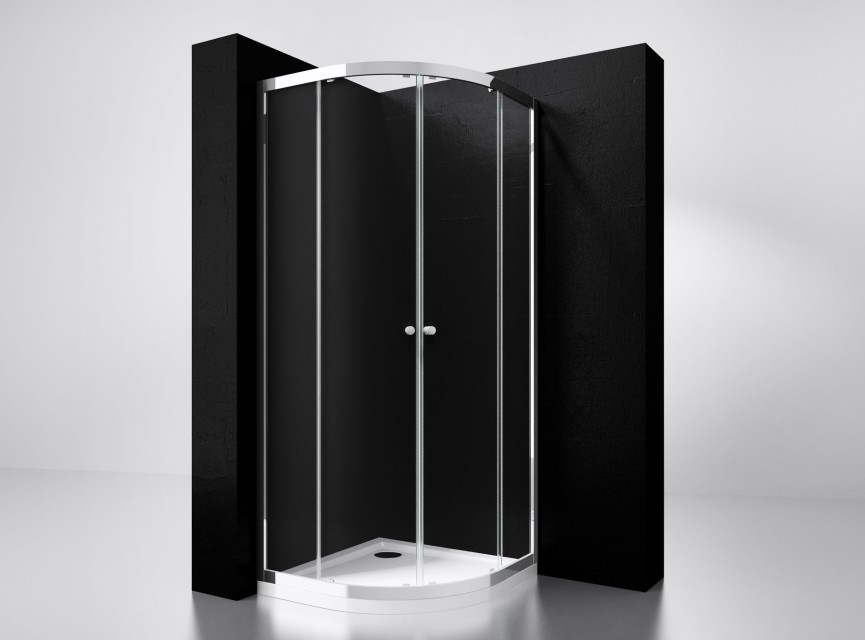 Project 1/4 ronde douchecabine 90x90x190cm glas 5mm
