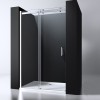 Nisdeur schuif 108-110cm H=200cm NANO glas 8mm