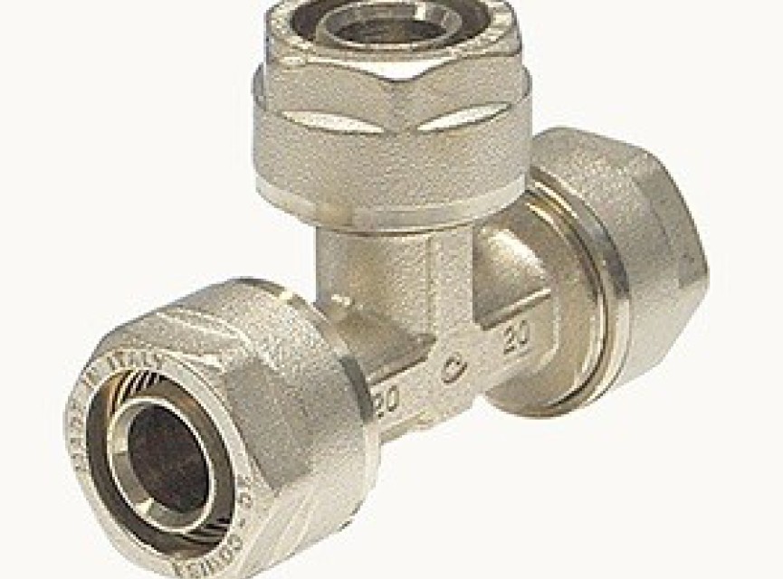 T-Stuk Gelijke Maatvoering 16x2 mm Unik