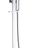Vierkante thermostatische regendouche-opbouwset