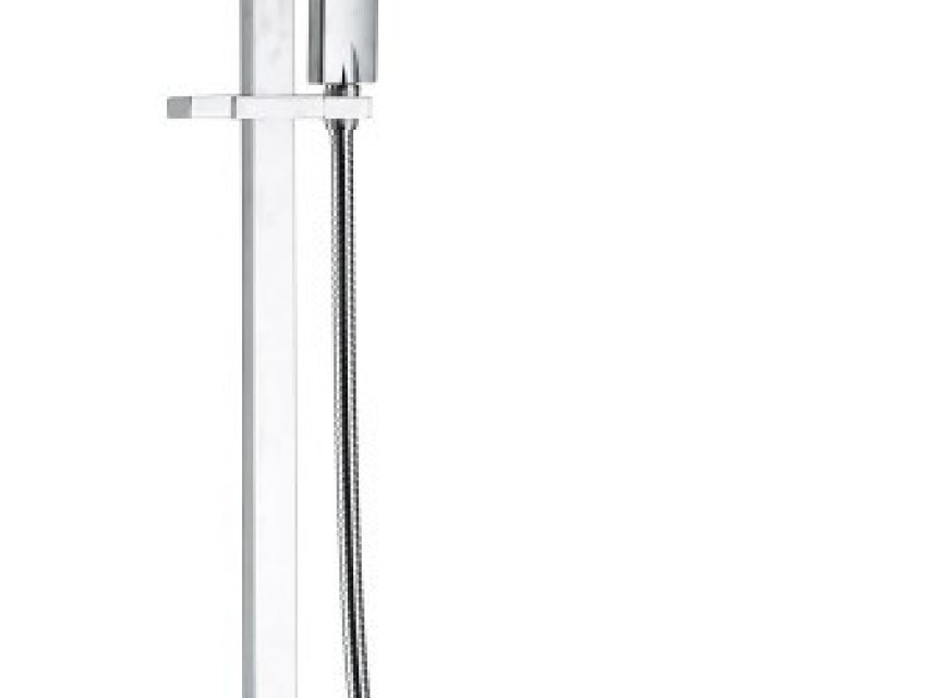 Vierkante thermostatische regendouche-opbouwset