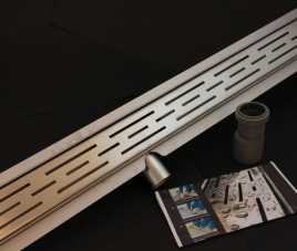 Douchegoot / Douchedrain BPL met-Flens 100 cm