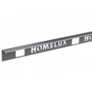 Aluminium Tegelprofiel Recht 8 mm - Matzilver