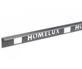 Aluminium Tegelprofiel Recht 8 mm - Matzilver