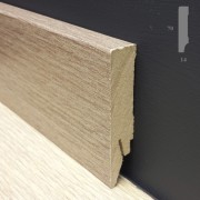 Bijbehorende MDF plint