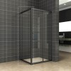 Skyline zijwand 1000x2000 mat-zwart 8mm NANO voor skyline schuifbare nisdeur