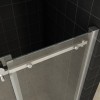 schuifbare nisdeur 2-d. 1600x2000 chr.8mm NANO