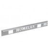 Aluminium Tegelprofiel Recht 12,5 mm - Chroom