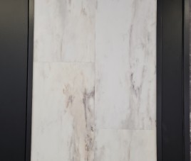 Palermo marmerlook calacatta rigid PVC klik vloeren tegel formaat Gold met geïntegreerde ondervloer 