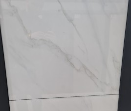 Cuba Bianco Hoogglans Vloertegel 60x60 / Woonkamer / Slaapkamer / Badkamer En Winkelruimte