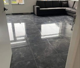 OPPIO Hoogglans Galaxy Nero 60x60 Vloertegel ( Premium Marble ) / Gepolijst En Gerectificeerd / Woonkamer / Badkamer / Winkelruimte