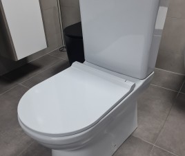 Troy Duoblok met bidet P-Trap - achterafvoer