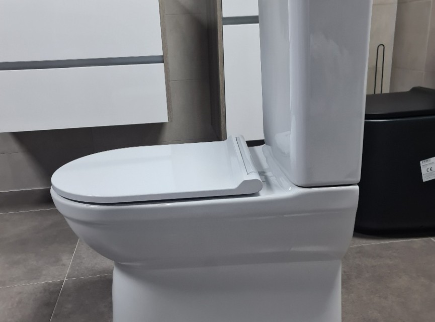 Troy Duoblok met bidet P-Trap - achterafvoer